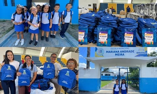 Ibirataia: Secretaria de Educação prepara grande entrega de fardamentos, mochilas e kits escolares para rede municipal