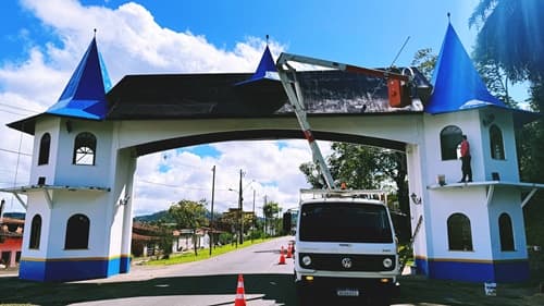 Ibirataia: Prefeitura inicia restauração do Portal de entrada da cidade
