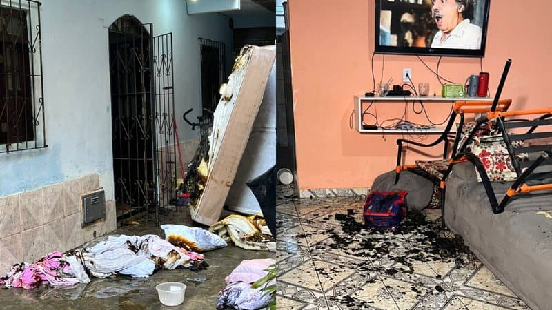Homem mata mulher a marteladas e toca fogo em casa no Nordeste de Amaralina