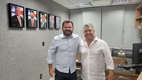 Ibirataia: Secretário de Governo Valdo Silva se reúne com o Deputado Estadual Ângelo Coronel Filho para tratar de demandas do município.