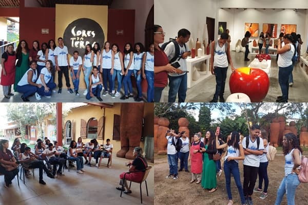 Alunos do CMJFS exploram a cultura local através de visita à Cores da Terra