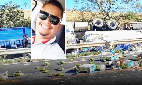 Caminhoneiro morre em grave acidente na Bahia