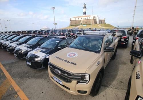 Forças de segurança da Bahia ganham novas viaturas