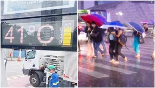 Após calorão, Brasil entra em alerta para tempestades