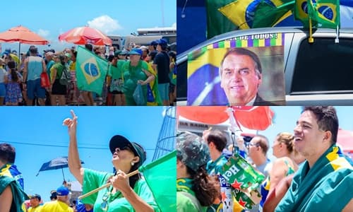Apoiadores de Bolsonaro Protestam em Salvador Contra Violência e Indicação ao STF