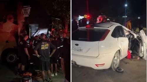 Acidente na BA-046: colisão entre carro e ônibus mata três pessoas