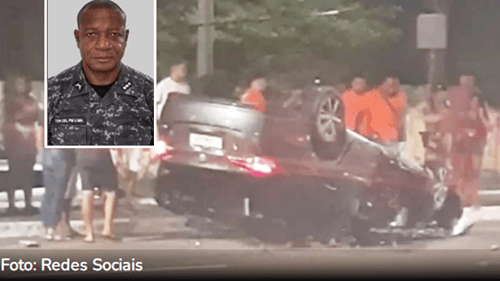 Tenente-coronel da Polícia Militar morre após carro capotar na Bahia