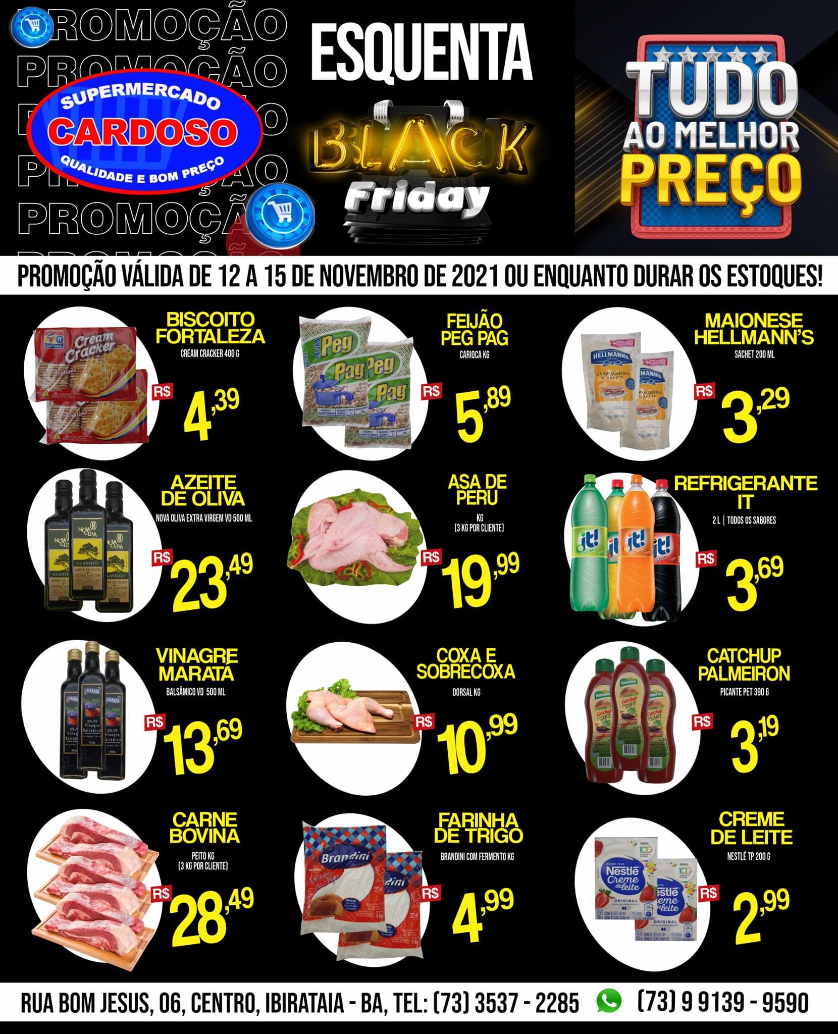 ESQUENATA BLACK FRIDAY 2021 DO SUPERMERCADO CARDOSO