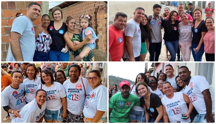 Ibirataia: Prefeita Ana Cléia visita o bairro Robson Marques Fair (casinhas) para apresentar seus candidatos