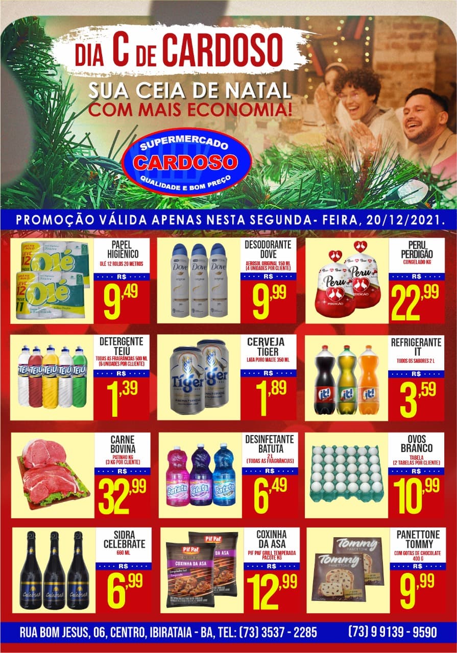 DIA C DO CARDOSO | PROMOÇÃO DA SEMANA