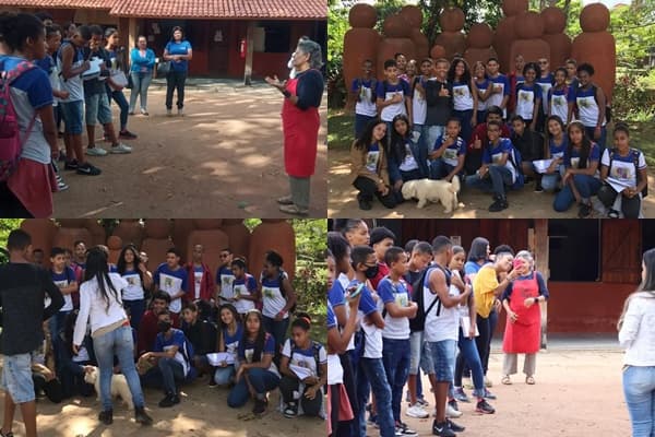 Alunos do CMSM participam de "Aula de Campo" em visita a Cores da Terra