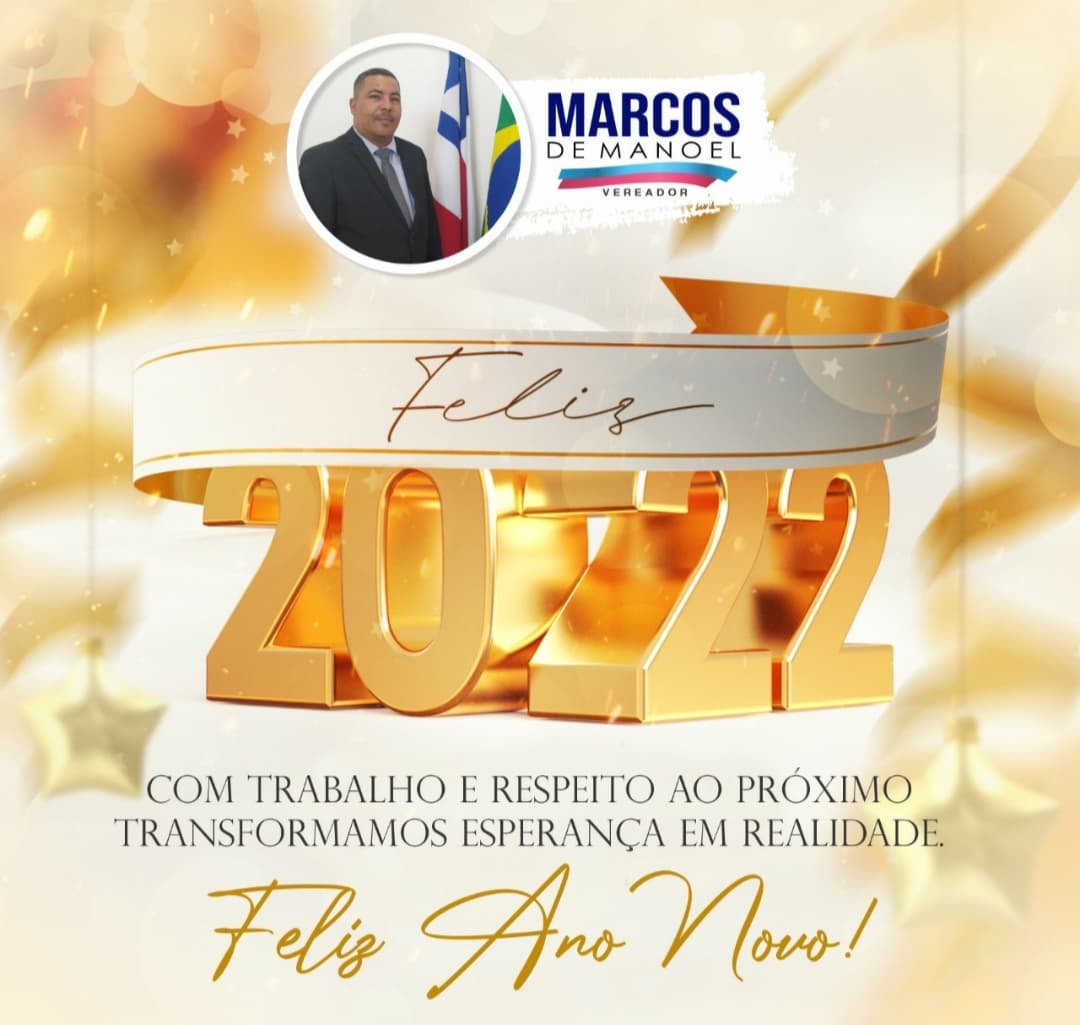 Mensagem de Fim de Ano do vereador Marcos de Manoel