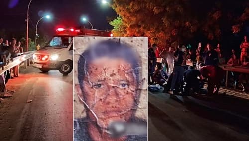 Acidente entre caminhão e bicicleta deixa homem morto