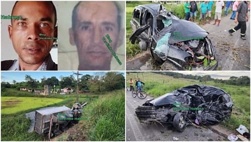 Grave acidente deixa três mortos e um ferido próximo a Itabuna