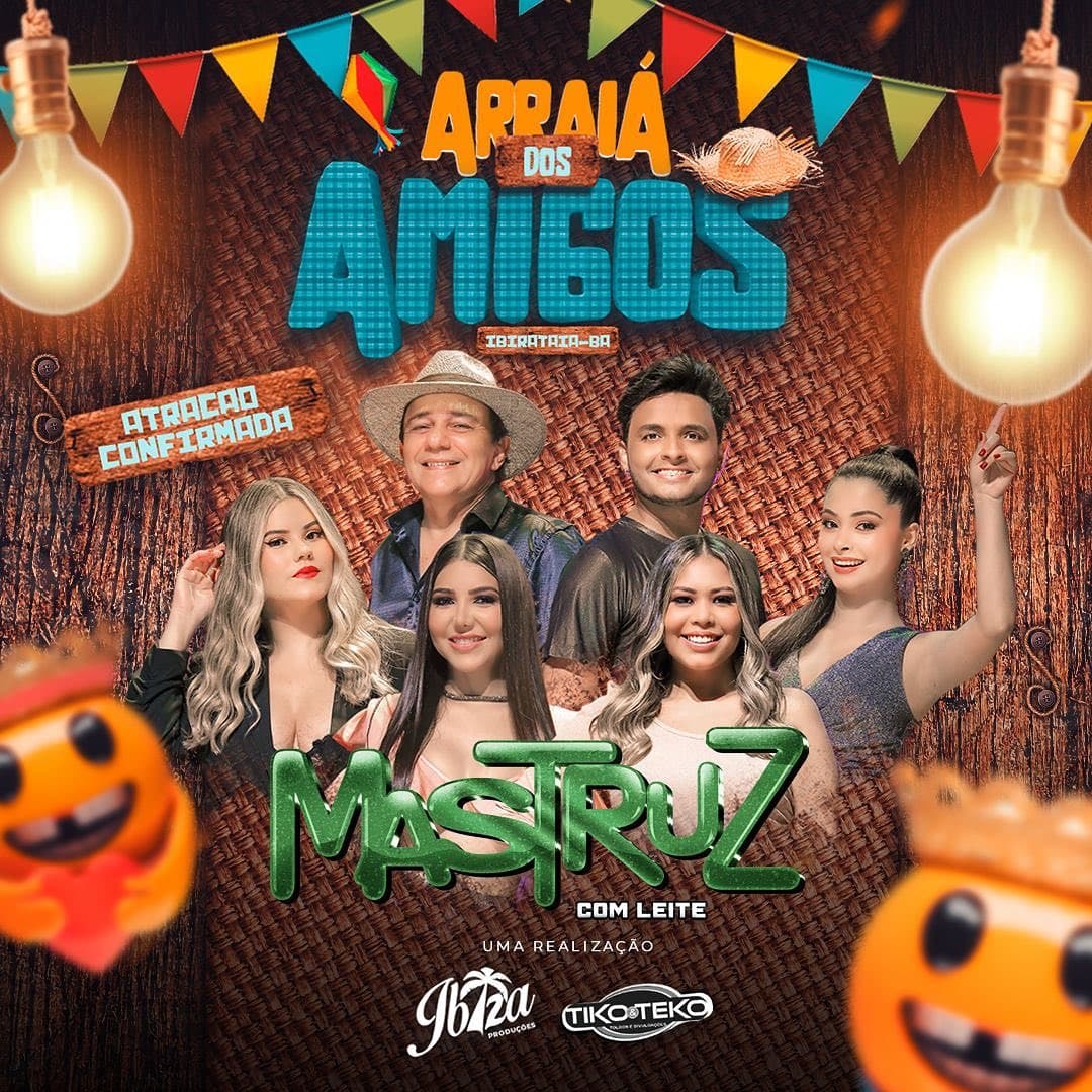Banda Mastruz com Leite é a primeira atração confirmada no Forró dos Amigos 2022 em Ibirataia