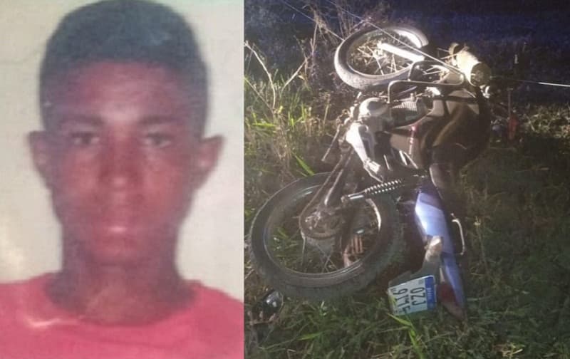 Jovem morre após acidente de moto na Zona Rural de Teixeira de Freitas
