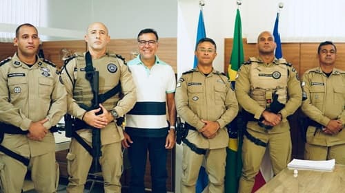 Ibirataia: Prefeito Sandro Futuca reforça parceria com Polícia Militar para ampliar segurança no município