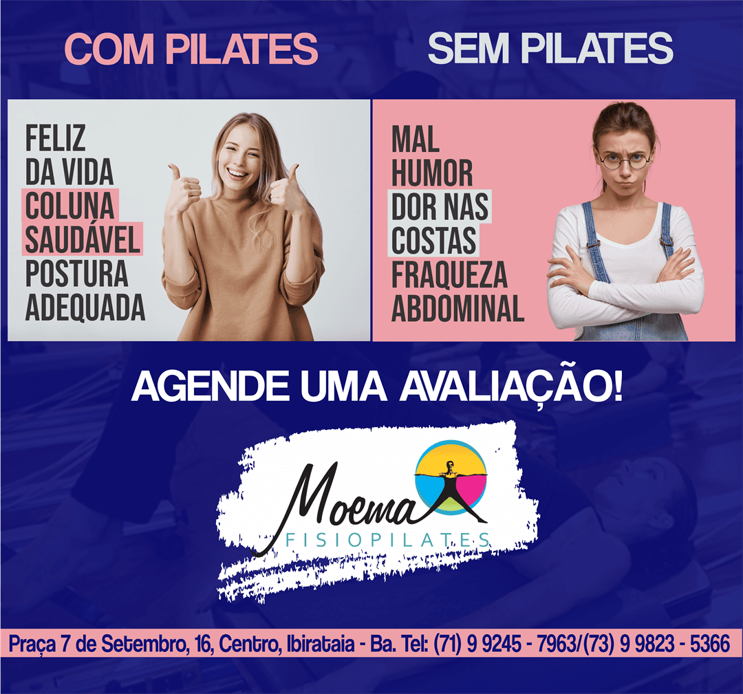 Com pilates e sem pilates | Moema Fisiopilates