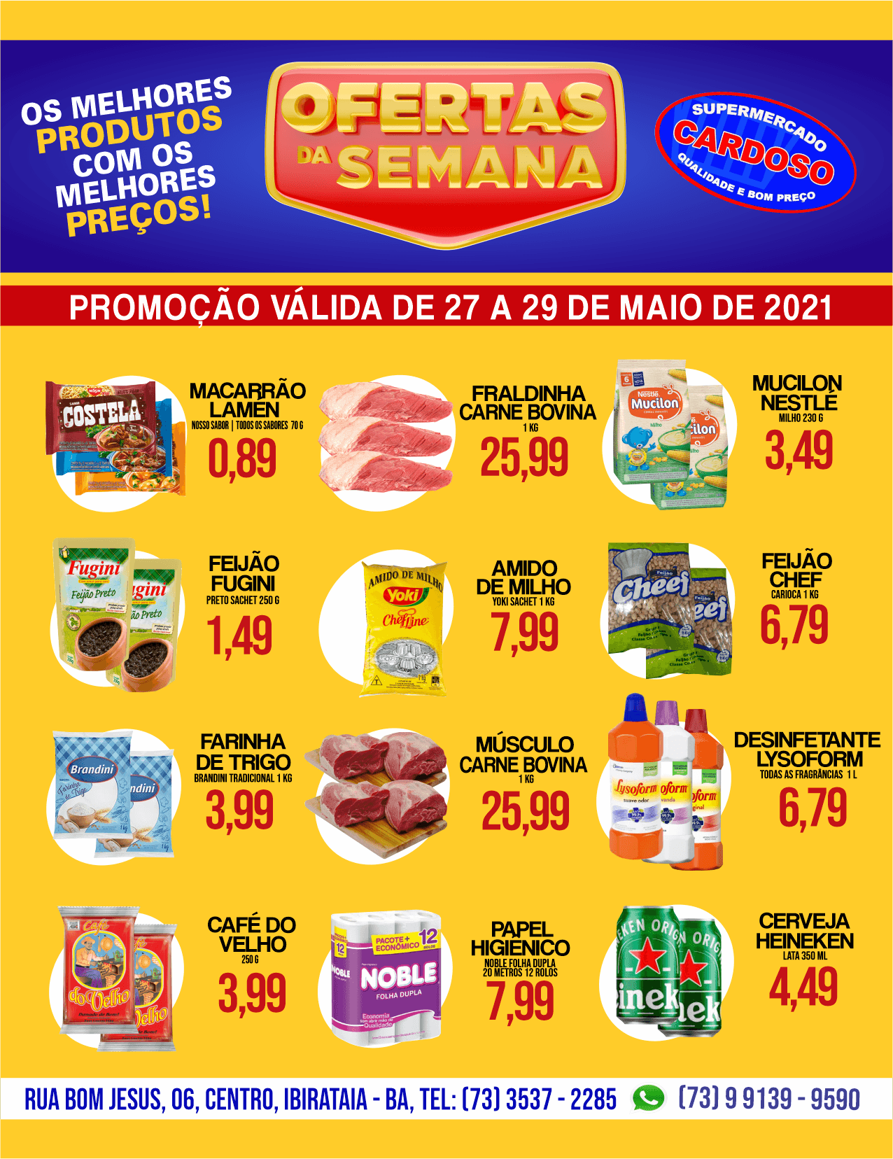 PROMOÇÃO DO FINAL DE SEMANA | SUPERMERCADO CARDOSO