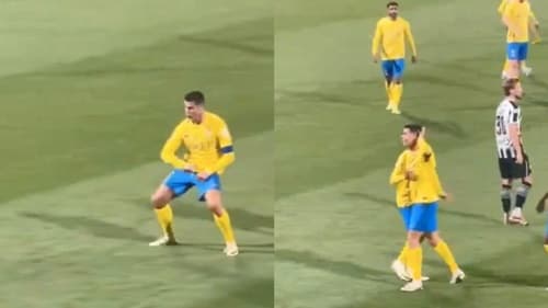 Cristiano Ronaldo terá de depor por gesto obsceno após gritos de 'Messi'