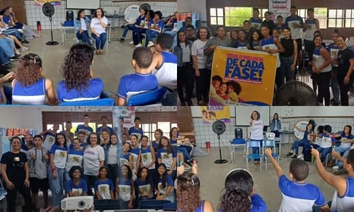 Ibirataia: Colégio Municipal Marilúzia Silva Machado promove palestra sobre gravidez na adolescência