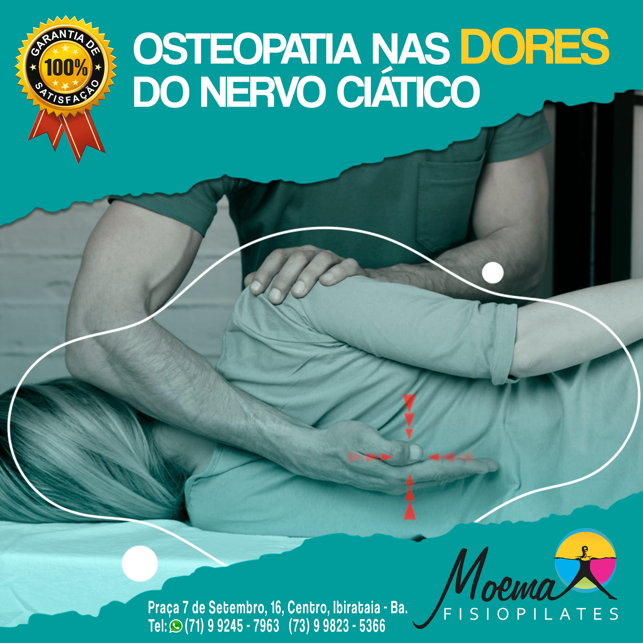 Osteopatia nas dores do nervo ciático | Moema Fisiopilates