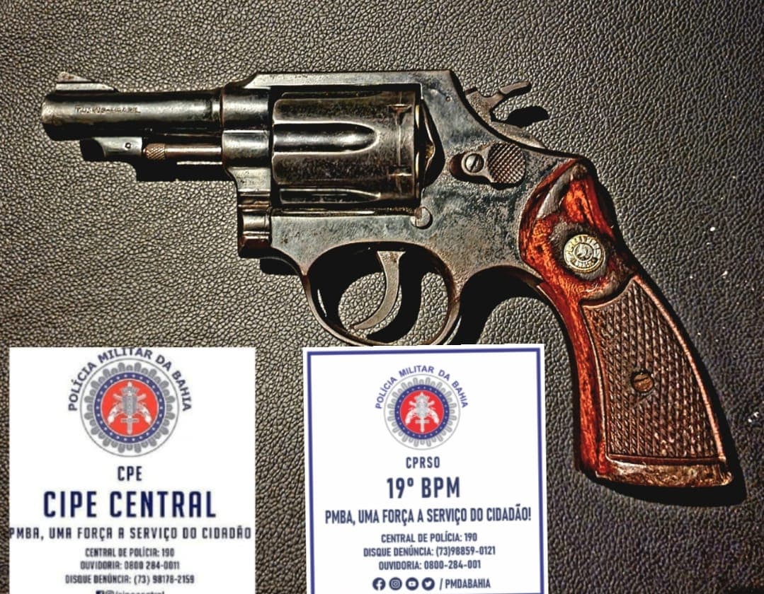 “De menor” tomba em ação conjunta da CIPE CENTRA e C CETO/19º BPM em Itagi