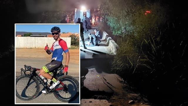 Campeão de ciclismo master morre em Barreiras ao cair e bater cabeça em ponte interditada