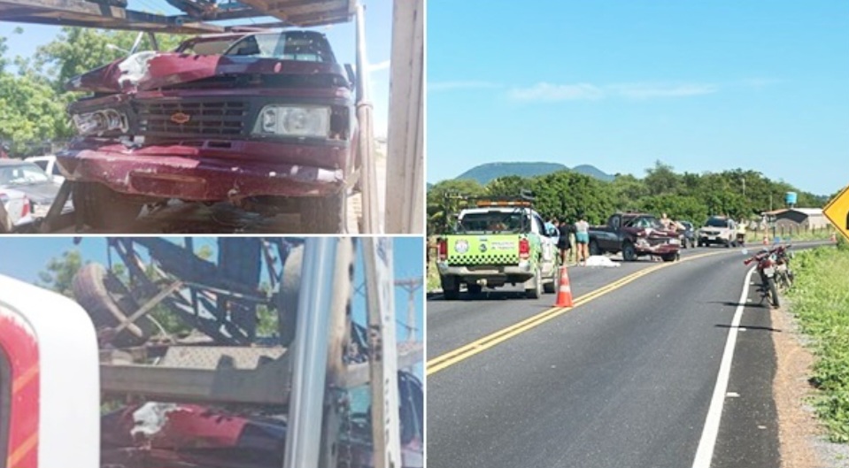 Acidente envolvendo caminhonete e charrete mata idoso de 72 anos
