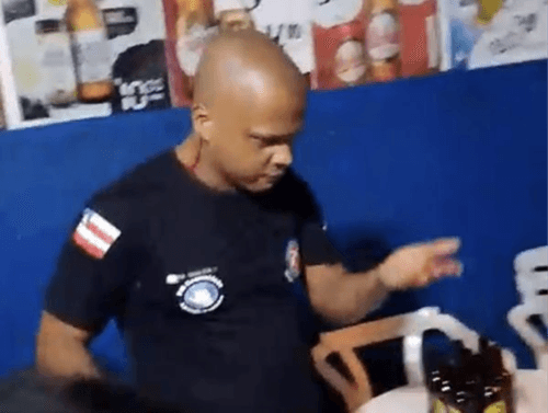 Policial discute com mulher em bar e acaba ficando ferido após ser atingido por garrafa em Travessão