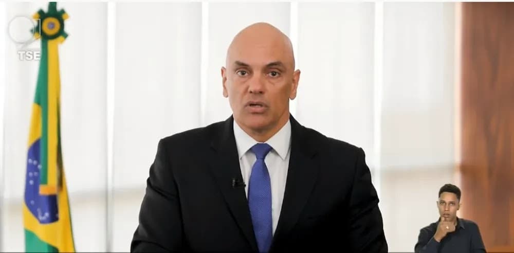 Eleições simbolizam 'respeito à democracia como o único regime político', diz Moraes em pronunciamento à nação