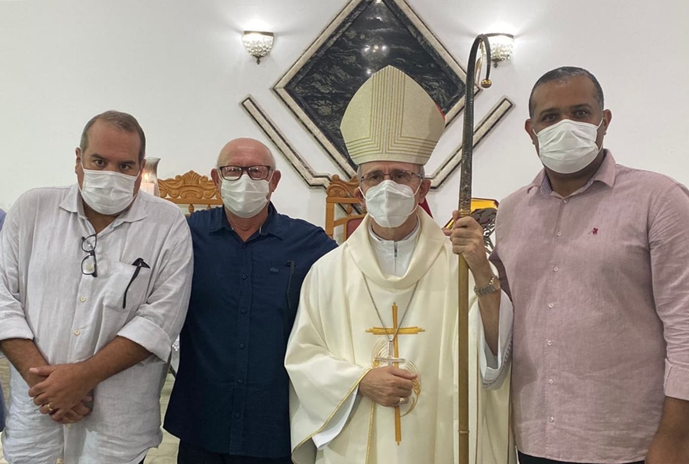 Caio Pina participa de Missa em comemoração ao Padroeiro da Ibirataia, São José