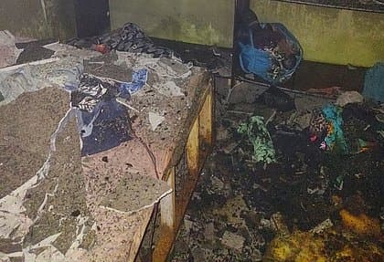 Crianças são resgatadas de casa em chamas na Bahia
