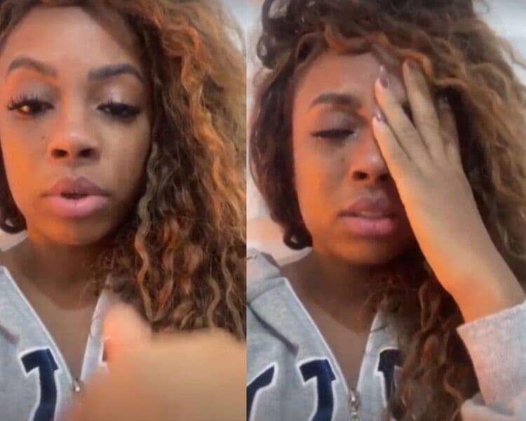 Baiana Lumena ex-BBB 21 chora ao receber sacos com fezes em seu apartamento