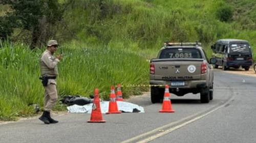 Morador de Ipiaú morre em acidente de moto na BA-650, sentido Ibirataia