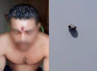 Homem é baleado na testa enquanto pilotava moto, cai do veículo e vai para casa dormir