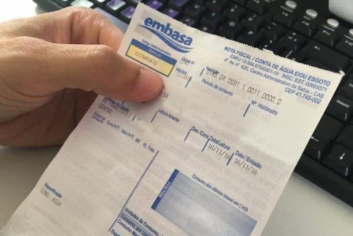 Conta de água terá reajuste de 11,73%; percentual é inferior ao pedido pela Embasa