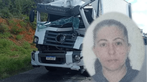 Mulher morre presa às ferragens após batida na BR-116