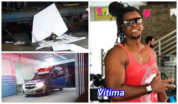 Homem morre quando trabalhava no descarregamento de placas de mármore