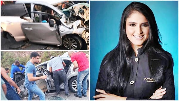 Cirurgiã dentista morre e seis pessoas ficam feridas após batida entre carros