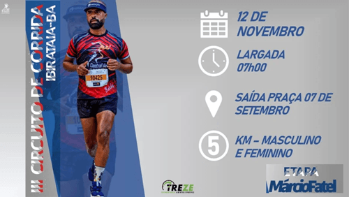 3º Desafio de Corrida de Ibirataia - Etapa Márcio Fatel: Promovendo Saúde e Qualidade de Vida