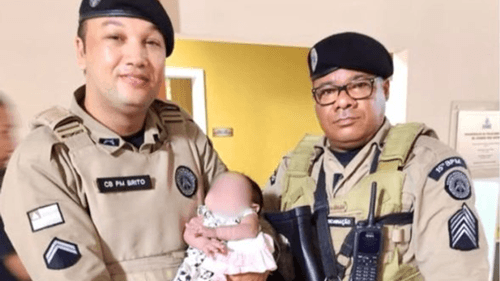 Buerarema: PM salva bebê engasgado com leite materno no sul da Bahia