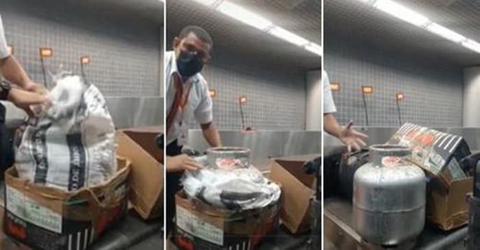 Mulher tenta despachar botijão de gás em voo do Recife para São Paulo e é impedida por funcionária da Gol