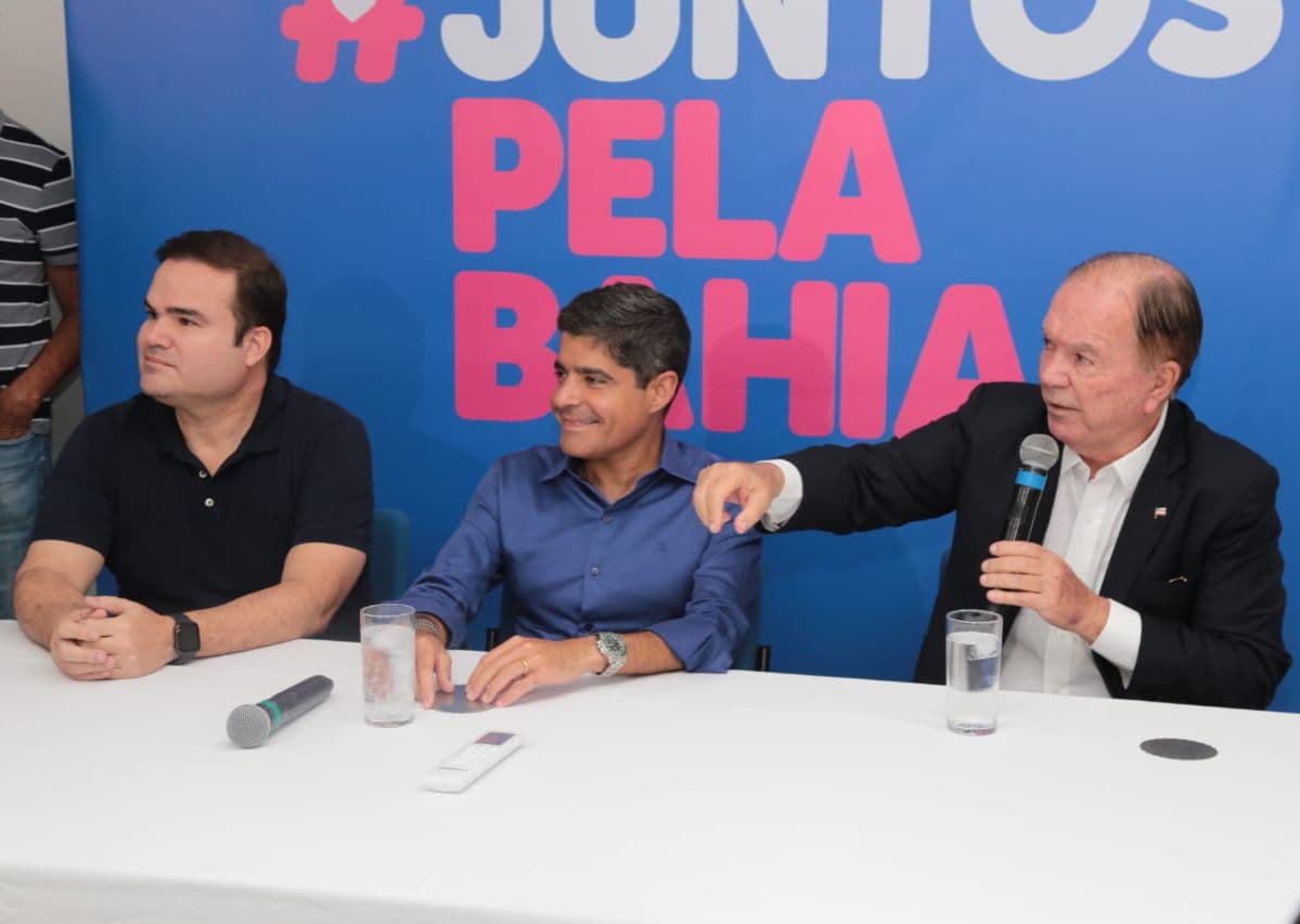 ACM Neto, João Leão e Cacá Leão anunciam mudança na chapa para as Eleições de 2022