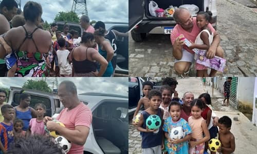Ibirataia: ONG MARLEIDE SELMA realiza doação de brinquedos para alegria das crianças