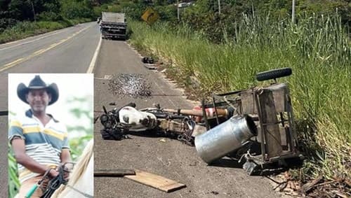 Colisão entre carro e moto deixa um morto e um ferido