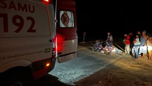 Motociclista fica ferido após colisão com equino na BA-650, entre Ipiaú e Ibirataia