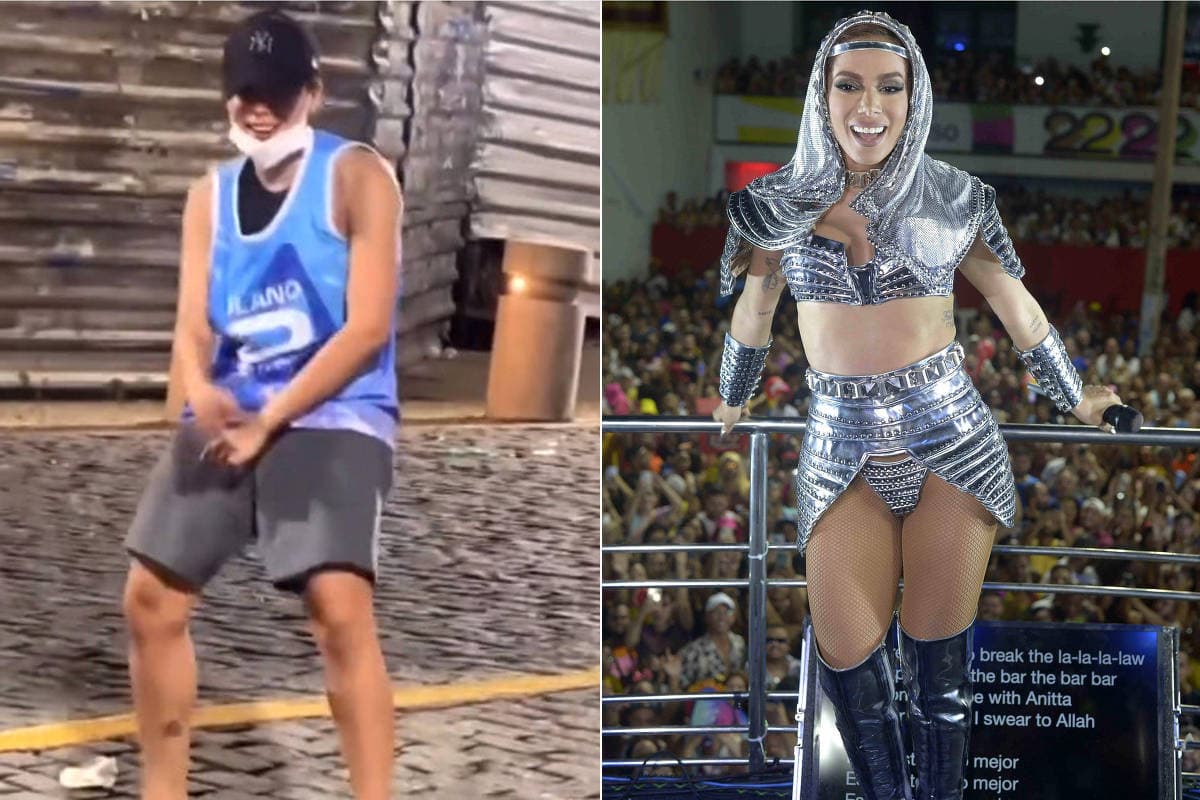 Reconhece? Anitta se disfarça para curtir folia em Salvador