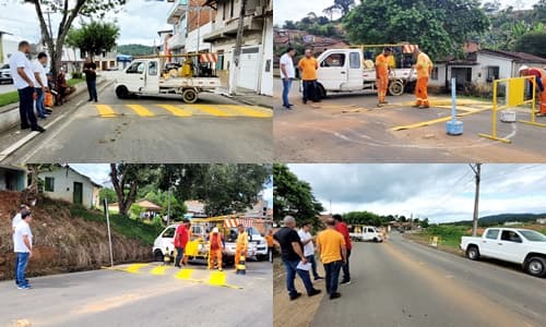 Ibirataia: Prefeito Sandro Futuca vistoria sinalização e reforça compromisso com o trânsito seguro
