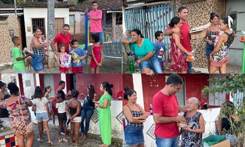 Ibirataia: Juca Muniz compartilha alegria e afeto em momento especial com moradores do Entroncamento